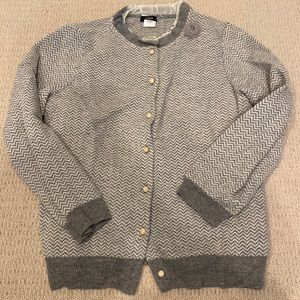 J.Crew women's cardigan sweater with flower detail size small